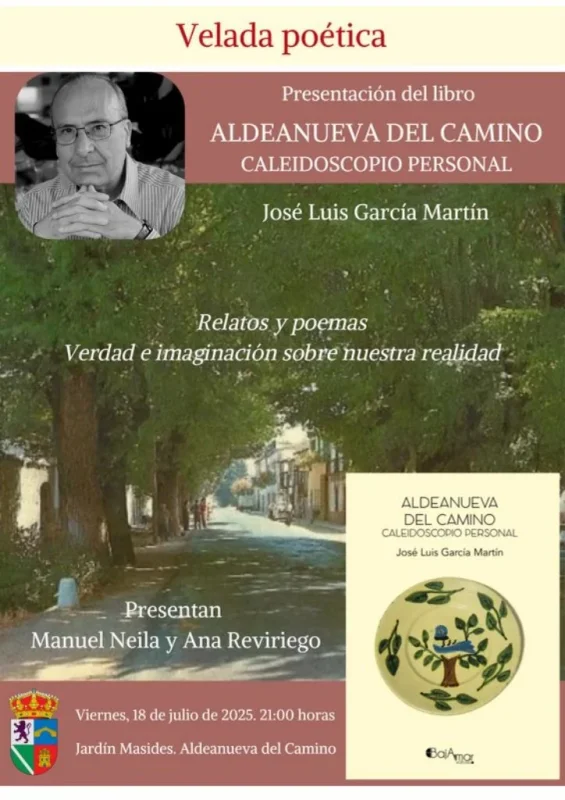 Velada Poética: Presentación de 'Aldeanueva del Camino'