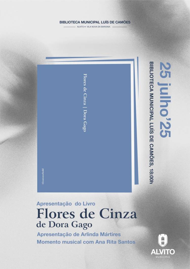 Apresentação do Livro Flores de Cinza de Dora Gago