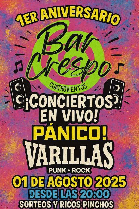 1er Aniversario del Bar Crespo