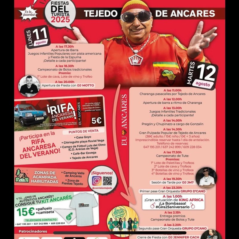 Fiestas del Turista 2025 en Tejedo de Ancares