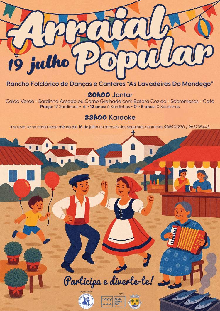 Arraial Popular - Rancho Folclórico de Danças e Cantares 'As Lavadeiras do Mondego'