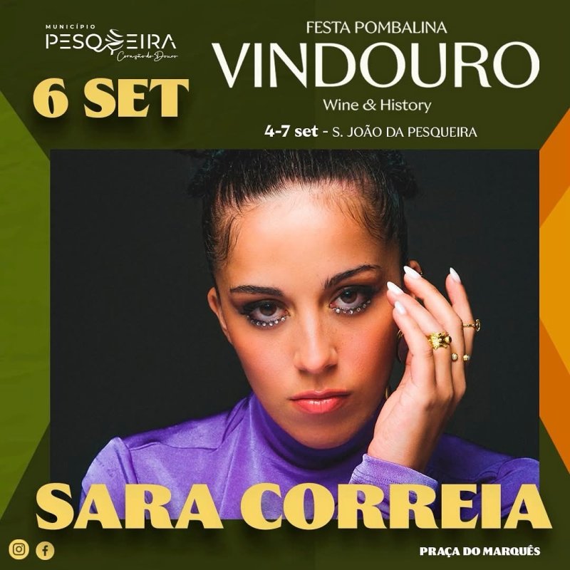 Concerto de Sara Correia na Festa Vindouro