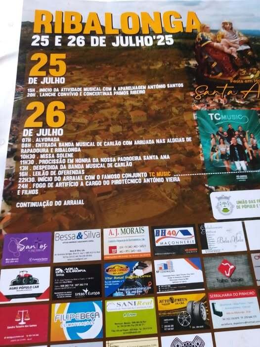 Festa em honra de Santa Ana - Ribalonga