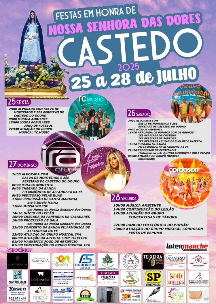 Festas em Honra de N.ª Sr.ª das Dores - Castedo do Douro