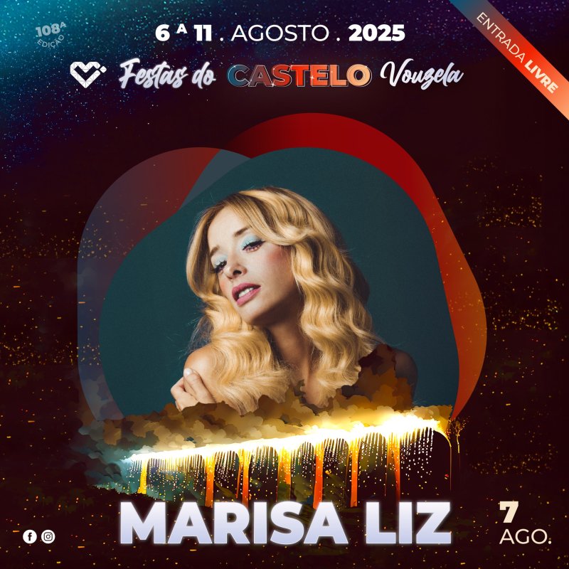 Marisa Liz nas Festas do Castelo 2025 (Vouzela)