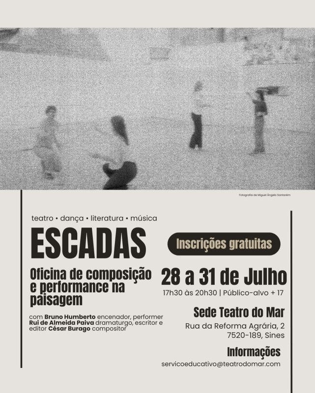 Escadas: Oficina de Composição e Performance