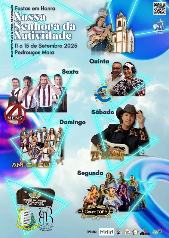 Festas em Honra de Nossa Senhora da Natividade 2025
