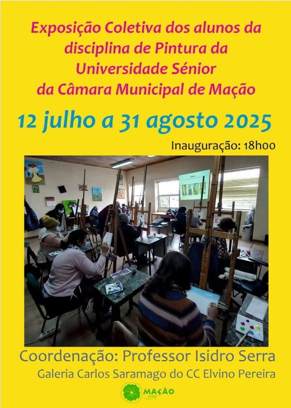 Exposição Coletiva de Pintura da Universidade Sénior