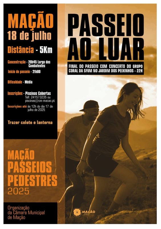 Passeio ao Luar em Mação