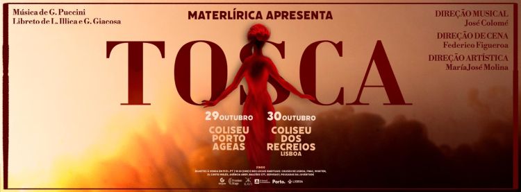 TOSCA, Giacomo Puccini - Coliseu Porto Ageas - 29 de outubro