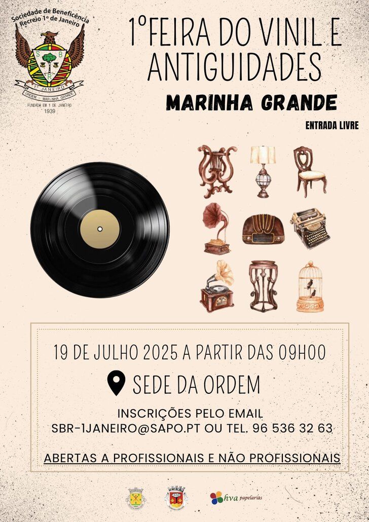 1ª FEIRA DO VINIL E ANTIGUIDADES