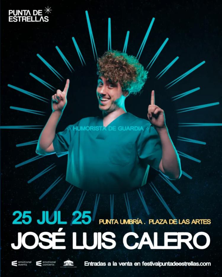 José Luis Calero. Humorista de guardia, en Punta Umbría
