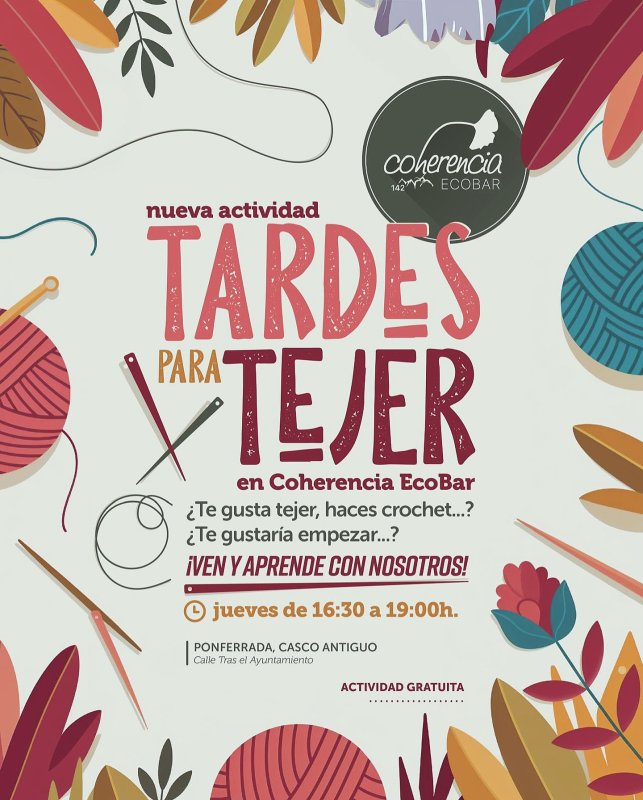 Tardes para Tejer en Coherencia EcoBar