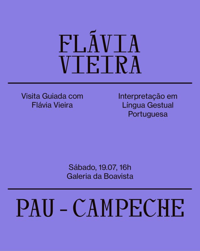 Visita Guiada com Flávia Vieira na Galeria da Boavista