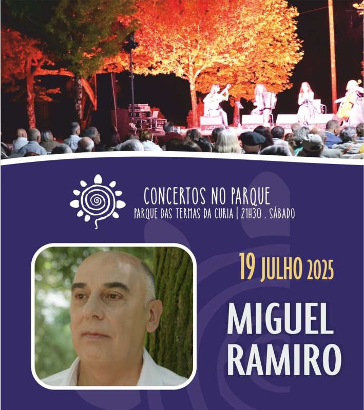 Concerto de Miguel Ramiro no Parque das Termas da Curia