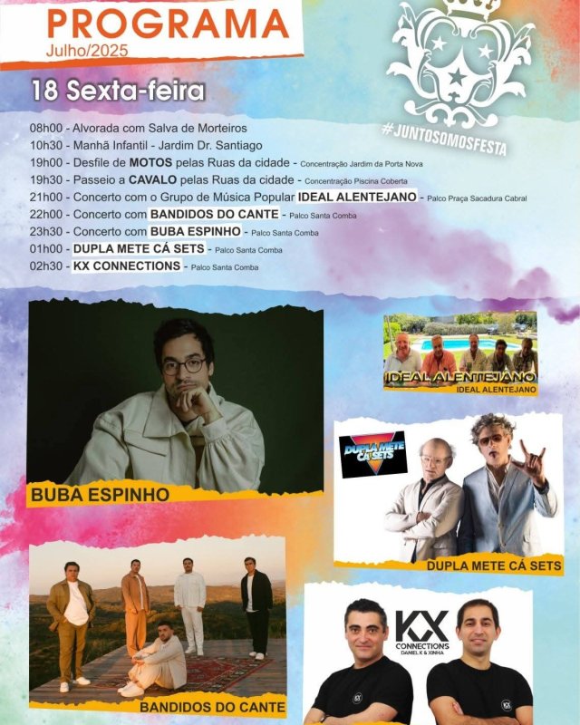 Programa Festivo em Santa Comba Dão