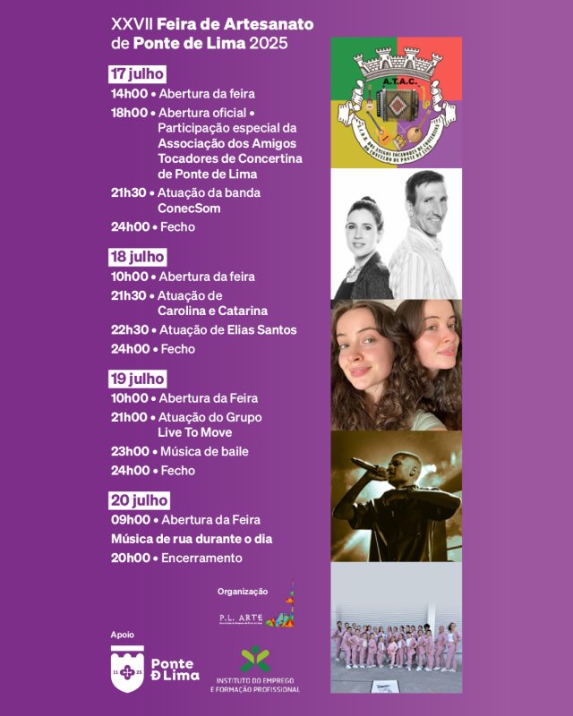 XXVII Feira de Artesanato de Ponte de Lima 2025
