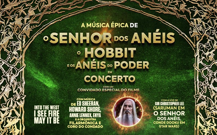 The Lord of the Rings, The Hobbit & The Rings of Power in Concert - 1 Abril 2026, 16:00