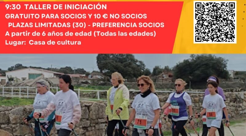 Albálá se suma al movimiento: Taller de Iniciación a la Marcha Nórdica el 26 de julio