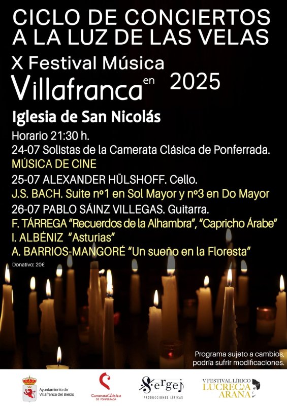 Ciclo de Conciertos a la Luz de las Velas
