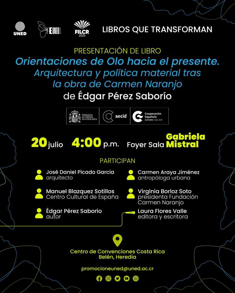 Presentación: Orientaciones de Olo hacia el presente, de Édgar Pérez Saborío