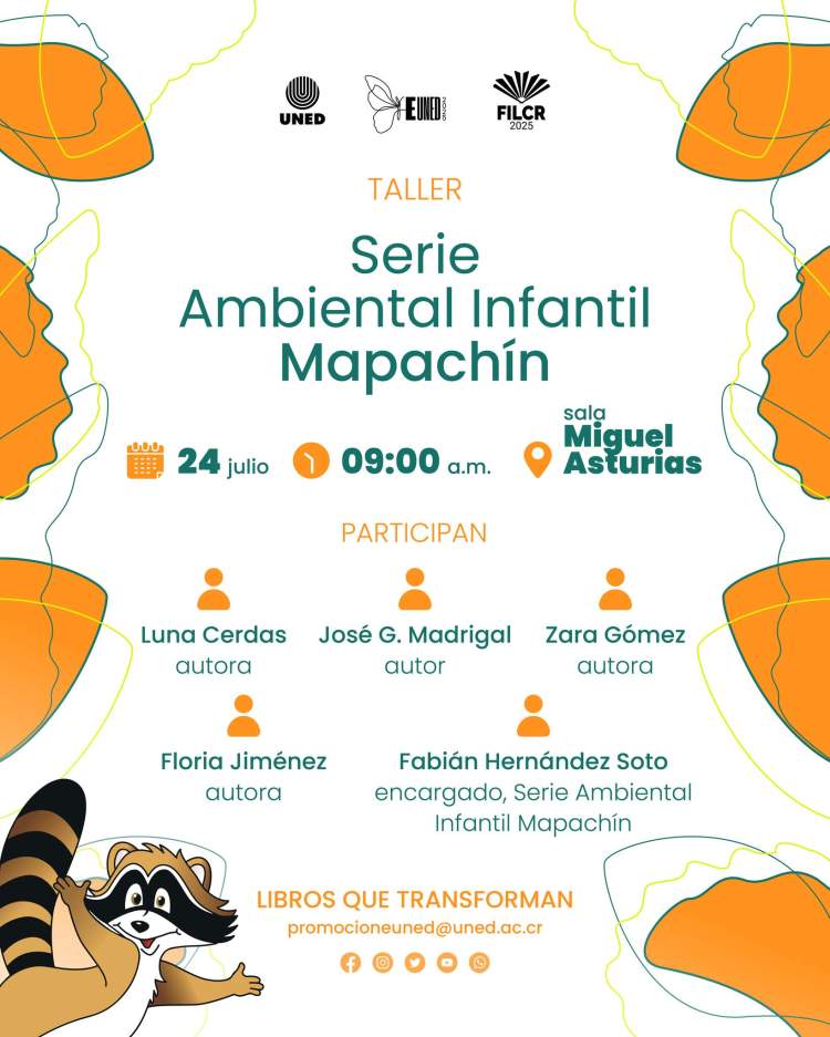 Taller para la niñez con la Serie Ambiental Infantil Mapachín