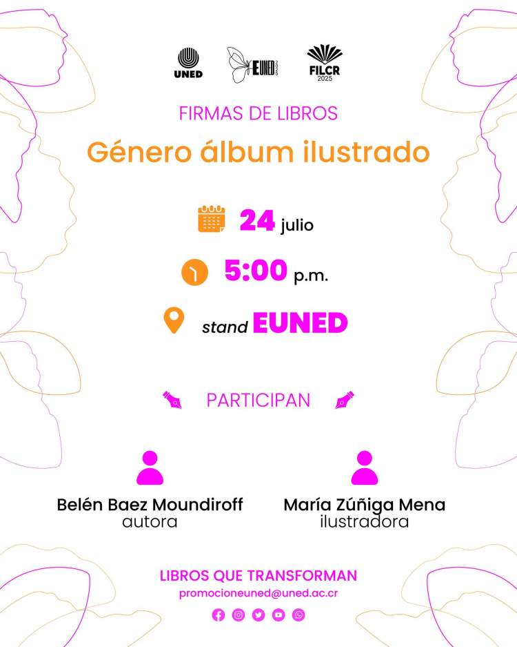 Firmas con autoras EUNED: Belén Baez y María Zúñiga