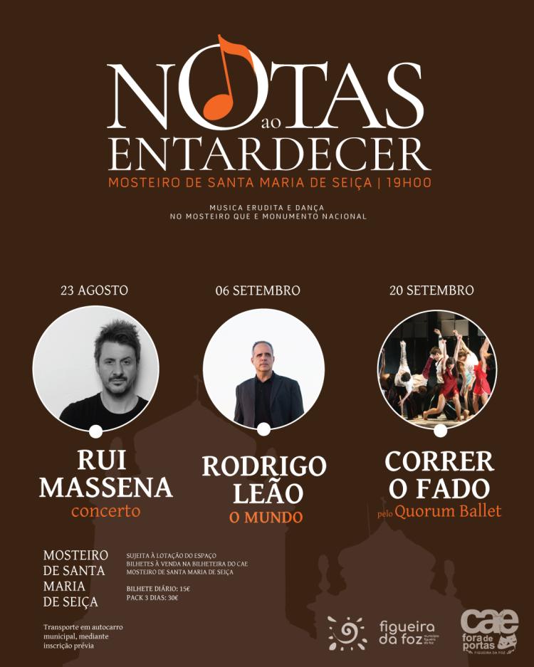 Notas ao Entardecer - Rui Massena, Rodrigo Leão e Quorum Ballet | Mosteiro de Santa Maria de Seiça