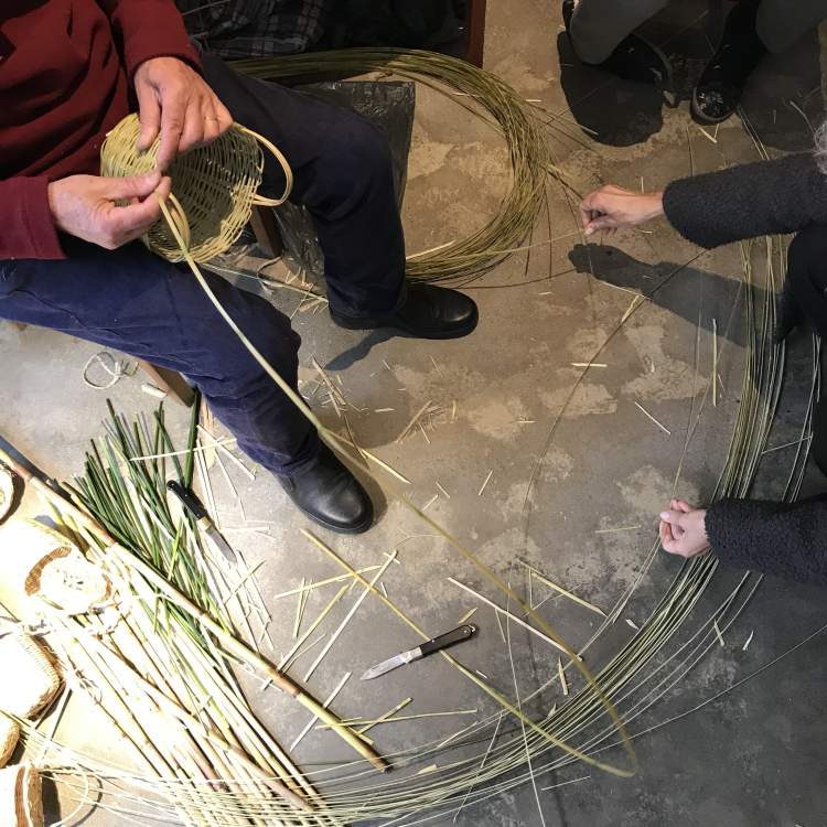 Iniciação à cestaria de cana com Domingos Vaz - 18 OUT