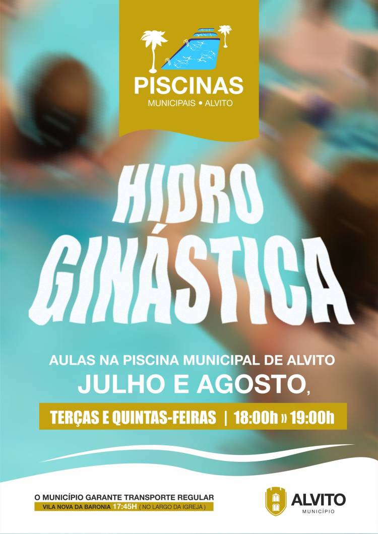 Aulas de hidroginástica Gratuitas