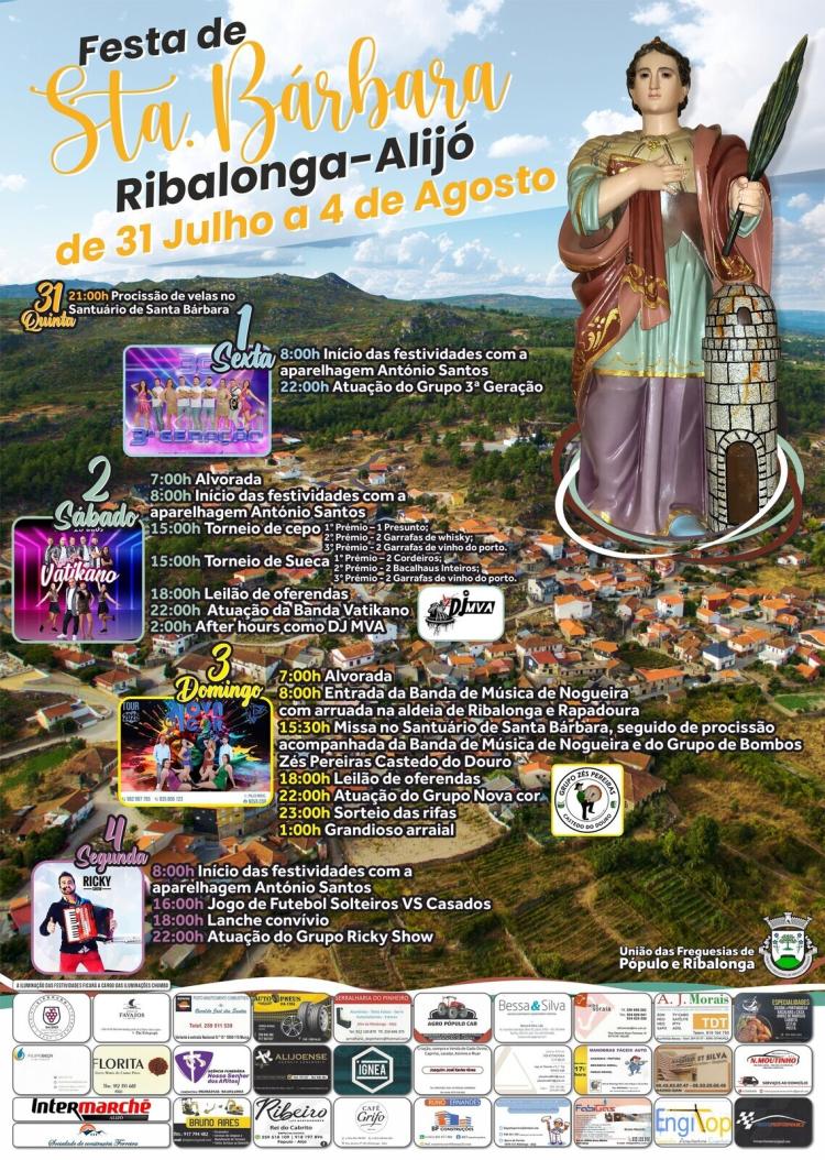 Festa em Honra de Santa Bárbara - Ribalonga
