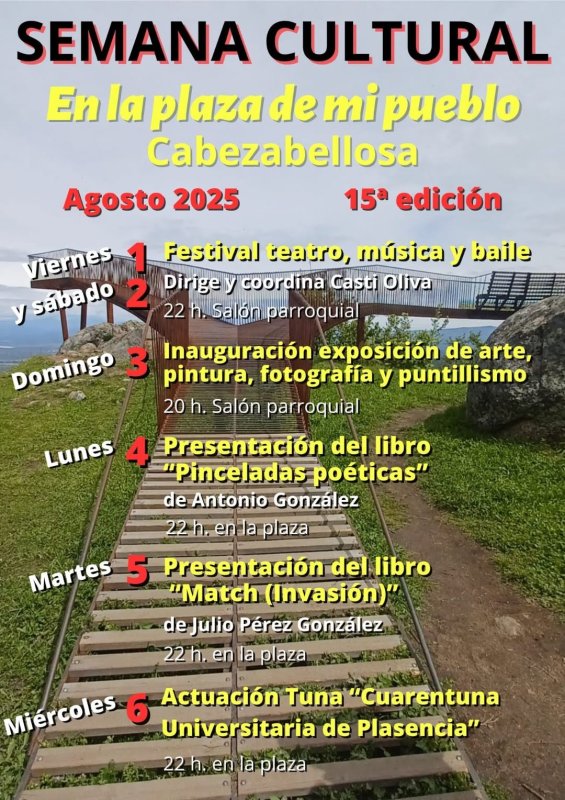 Semana Cultural de Cabezabellosa 2025