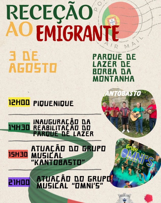 Receção ao Emigrante em Borba da Montanha