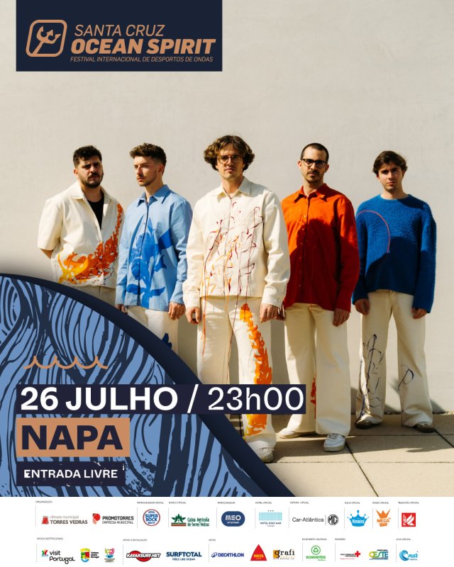 Concerto de NAPA no Santa Cruz Ocean Spirit