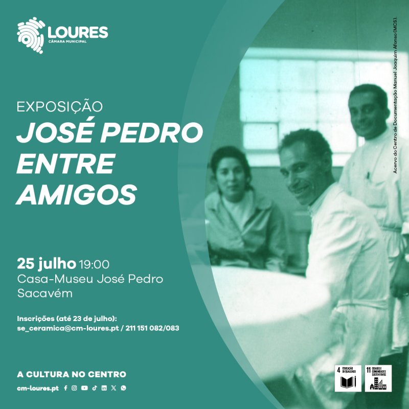 Exposição José Pedro Entre Amigos