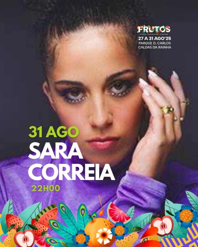 Concerto de Sara Correia no Frutos