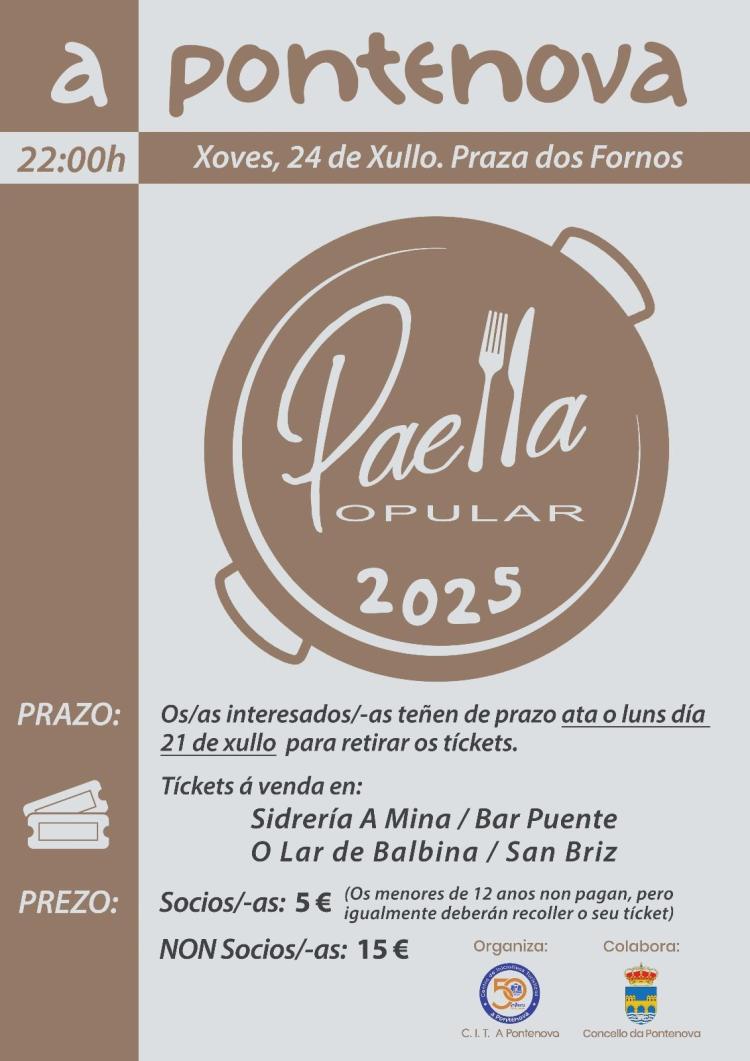 PAELLA POPULAR A PONTENOVA