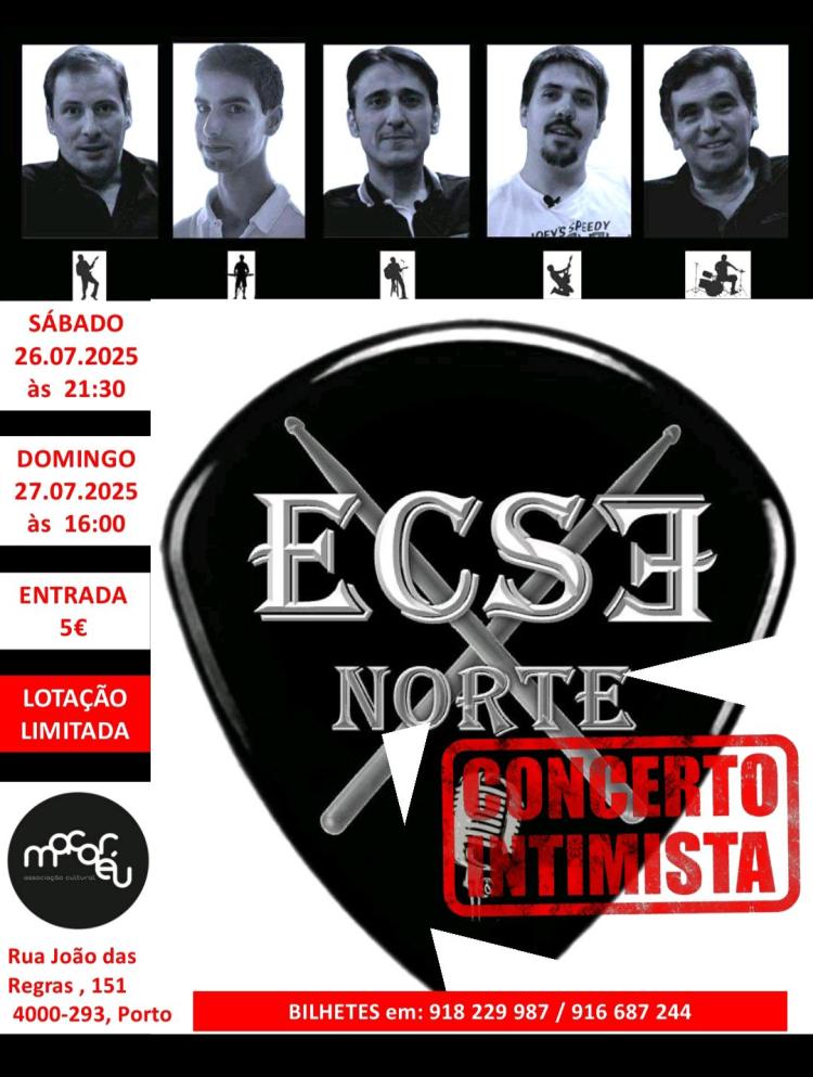 Concerto intimista, com ECSE Norte