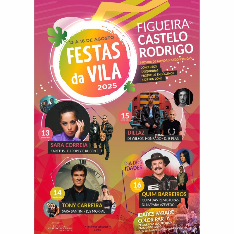 Festas da Vila 2025 Figueira de Castelo Rodrigo