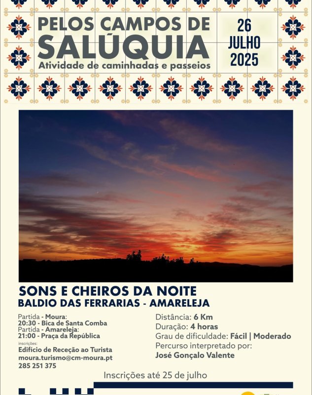 Pelos Campos de Salúquia: Sons e Cheiros da Noite