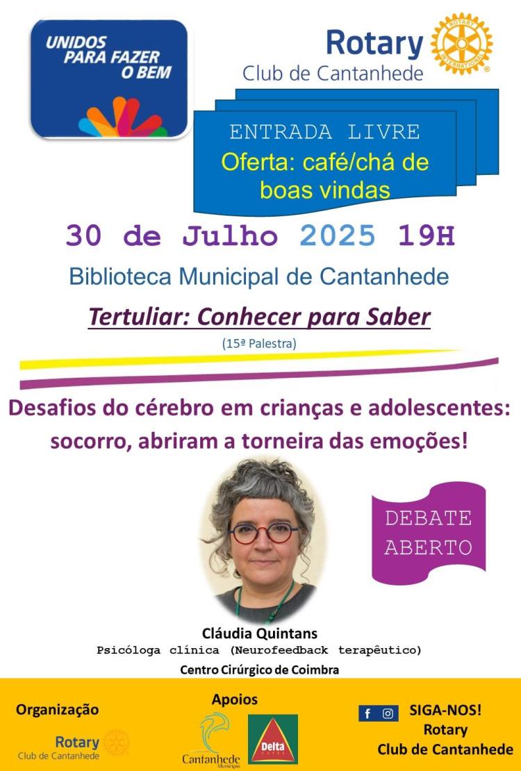 Tertuliar - Conhecer para Saber - Desafios do cérebro em crianças e adolescentes: socorro, abriram as torneiras das emoções!