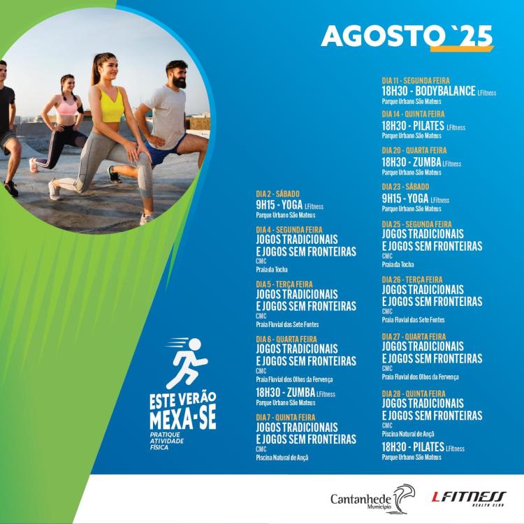 Este Verão Mexa-se! AGOSTO - Cantanhede