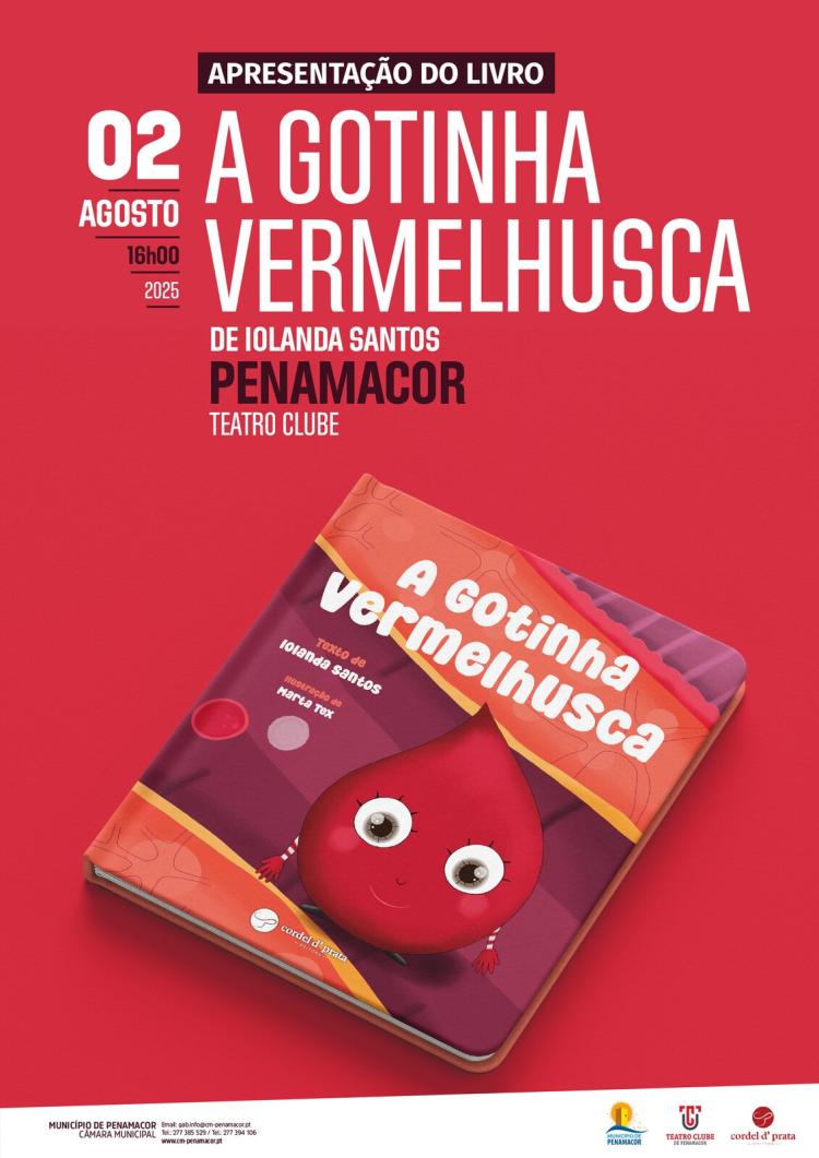 Apresentação do livro 'A Gotinha Vermelhusca'
