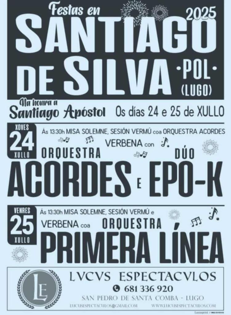 FESTAS DO SANTIAGO APÓSTOL EN SILVA