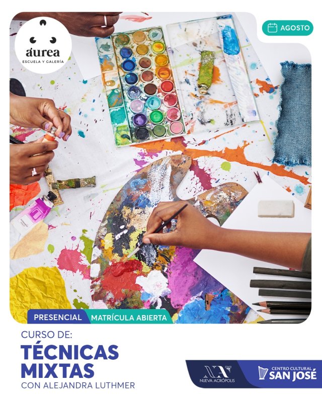 Curso de Técnicas Mixtas con Alejandra Luthmer