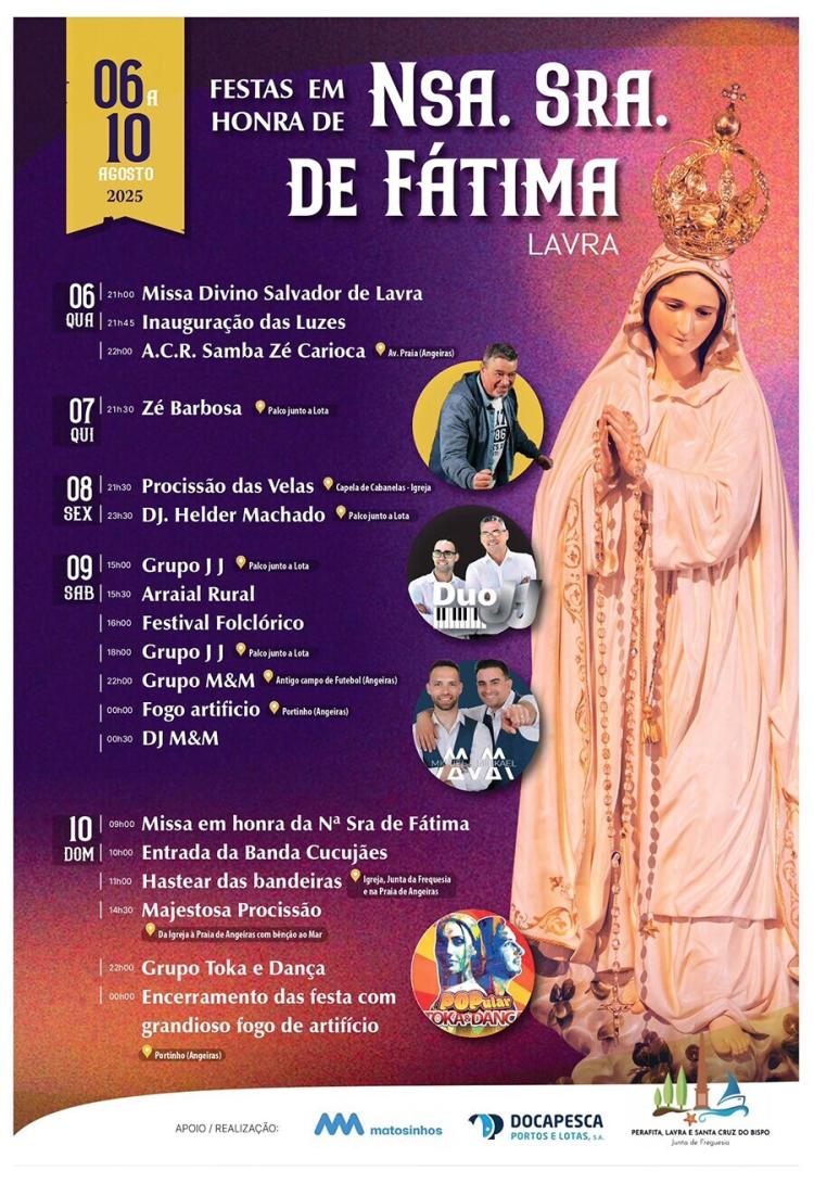 Festas em Honra de Nossa Senhora de Fátima