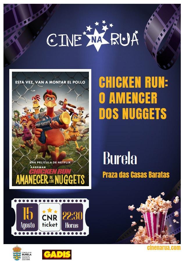 Cine na rúa: Chicken Run: O Amencer dos Nuggets