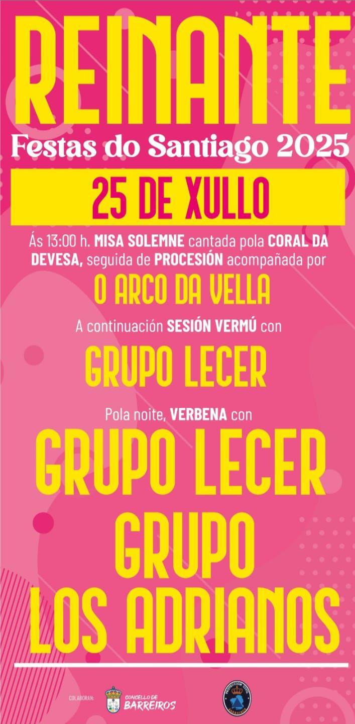 FESTAS DO SANTIAGO 2025 REINANTE