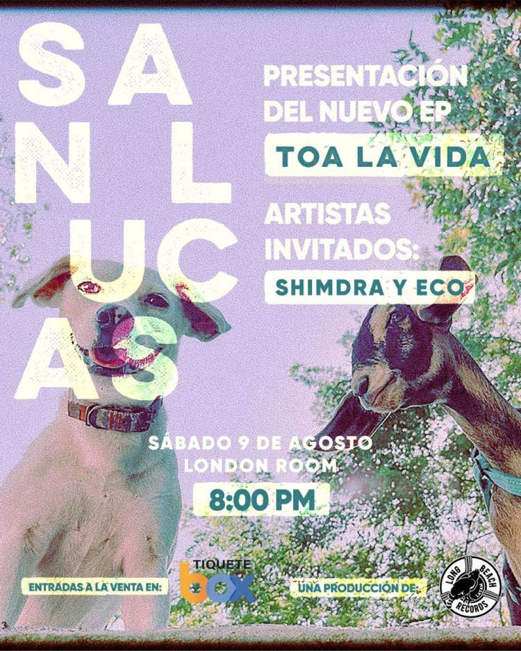 Presentación del Nuevo EP 'Toa la vida' de la Banda San Lucas.