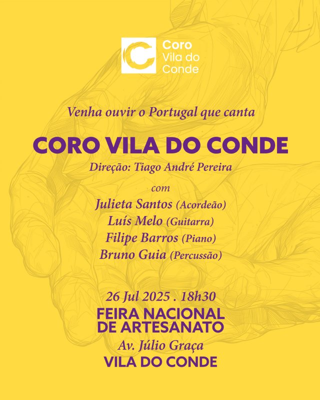 Concerto do Coro Vila do Conde na Feira de Artesanato